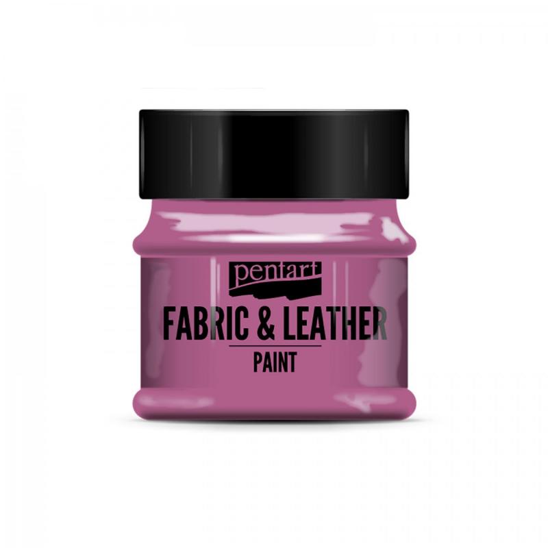 Farba na textil a kožu, 50 ml, magenta