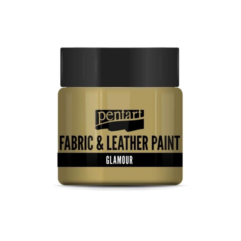 Farba na textil a kožu, glamour, 50 ml, šampanské