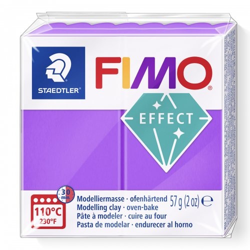 FIMO Effect Transparent 57 g, 604 purpurová