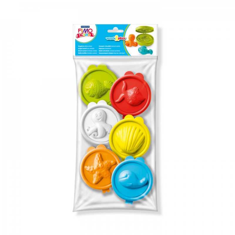 FIMO KIDS Obojstranné 3D formy, morský svet