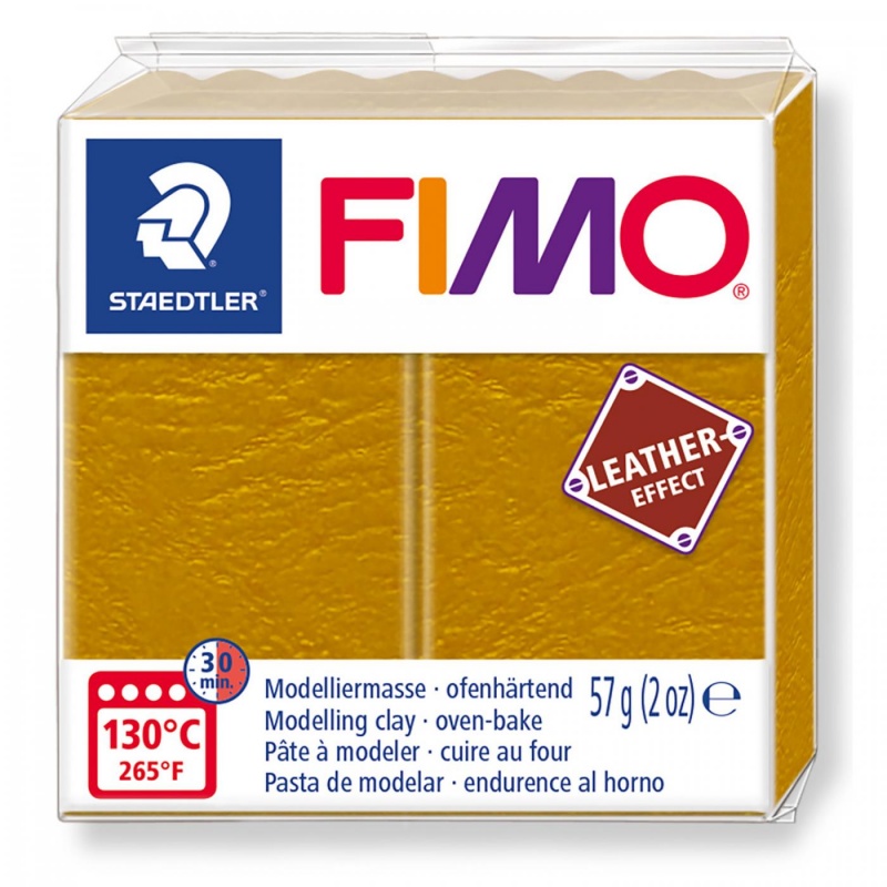 FIMO Leather effect 57 g, 179 oker