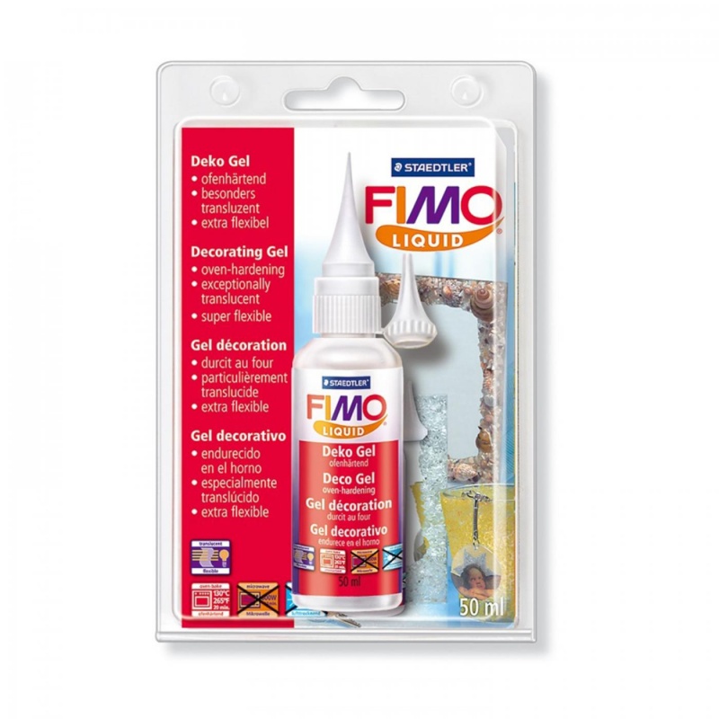 FIMO Liquid Deco Gél, 50 ml, tekutý polymér, priehľadný