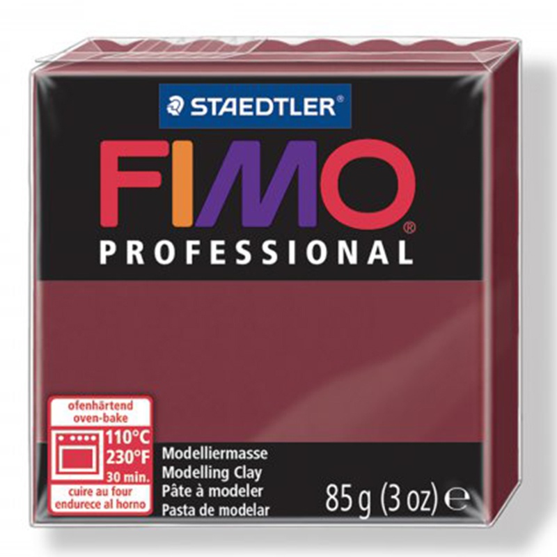 FIMO Professional, 85 g, 23 bordová