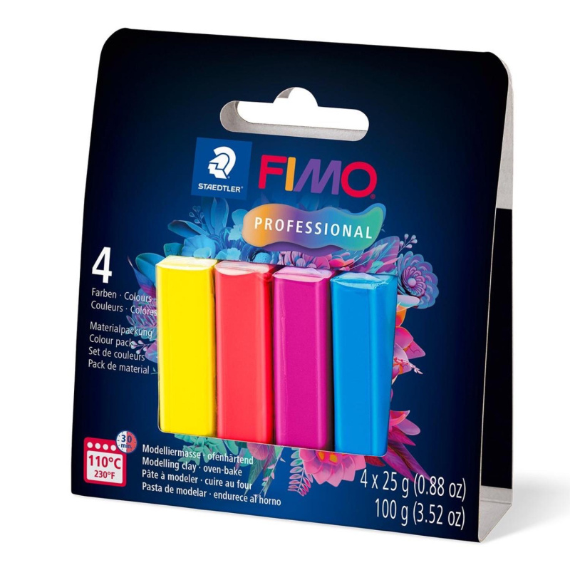 FIMO Professional, sada TRUE COLOURS, 4 x 25g