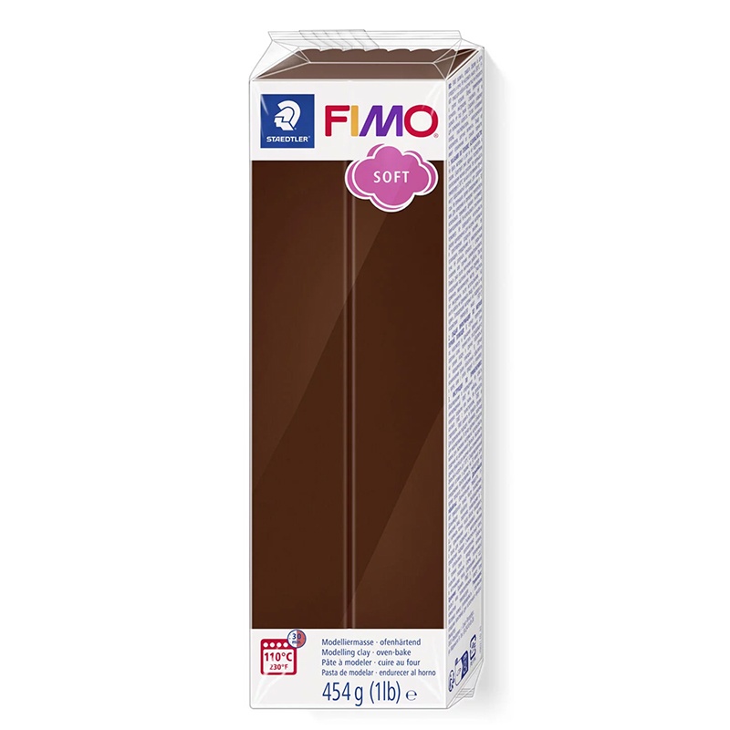 FIMO Soft, 454 g, 75 čokoládová