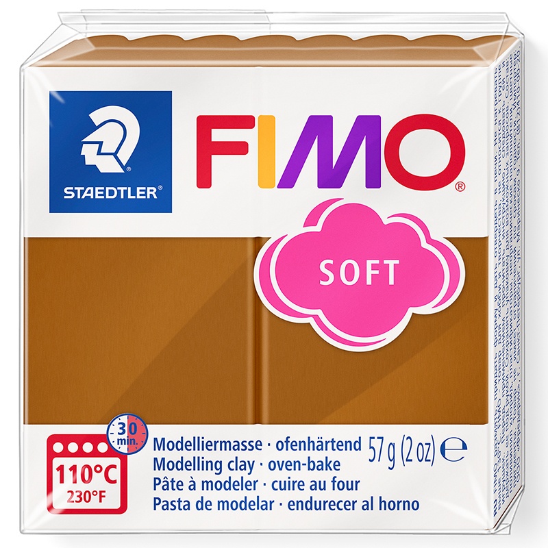 FIMO Soft, 57 g, 7 hnedá