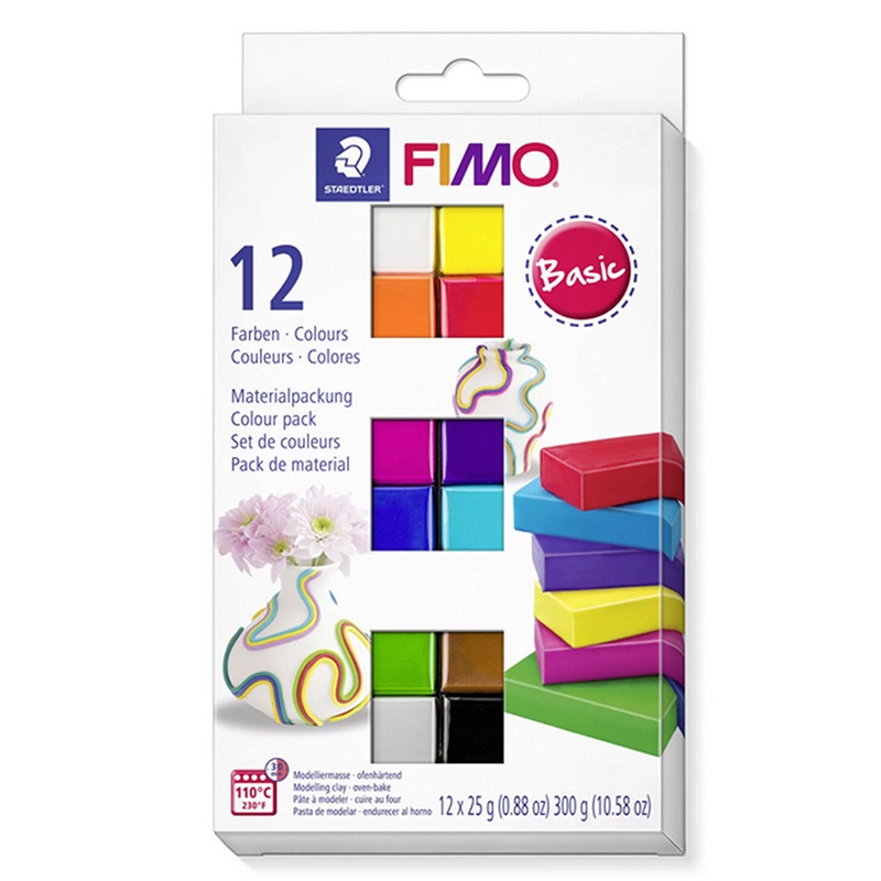 FIMO SOFT Sada BASIC, 12 x 25 g 