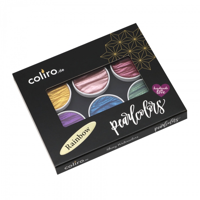 Finetec, Coliro Pearl color set Rainbow 6 farieb