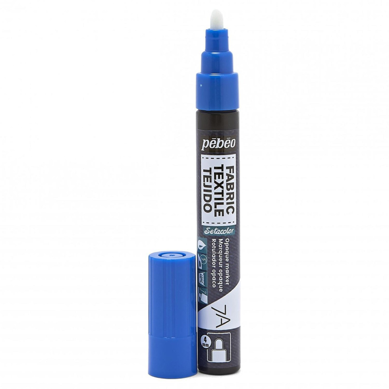 Fixka na textil 7A Blue, 4 mm