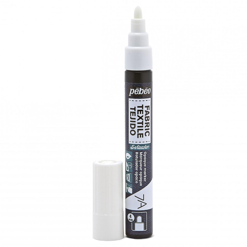Fixka na textil 7A White, 4 mm