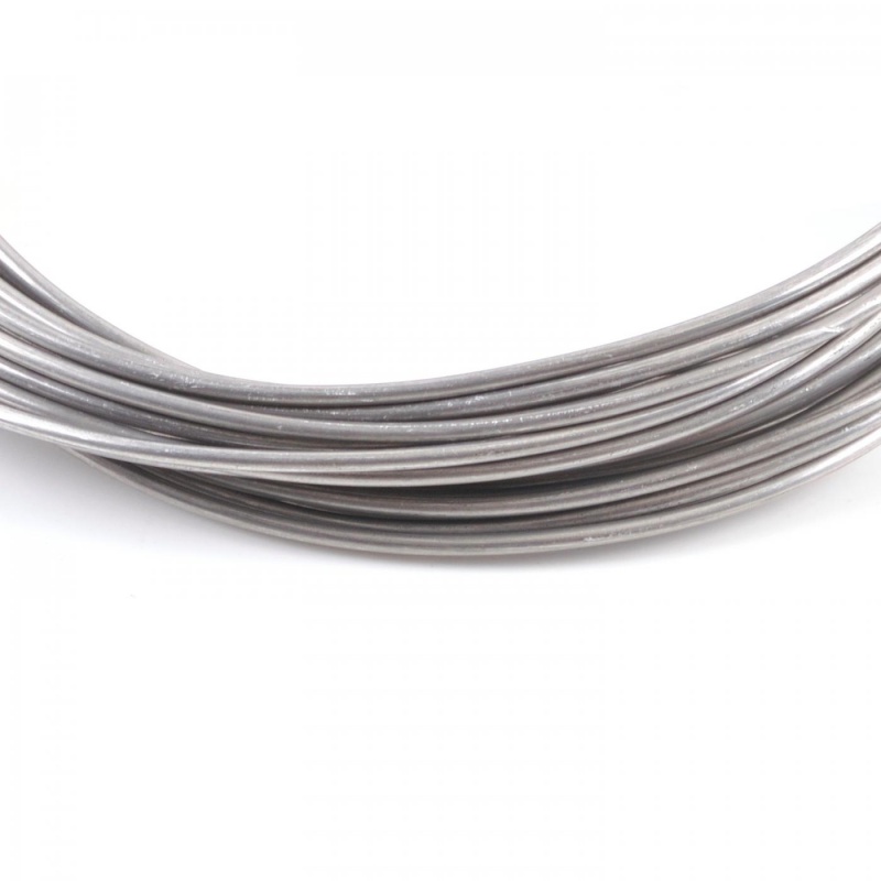 Hliníkový drôt, 2 mm, sivý, 1 m