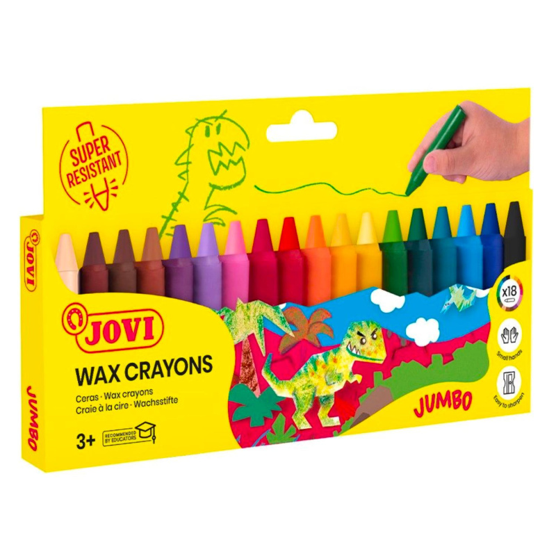JOVI Jumbo voskovky, 18 ks