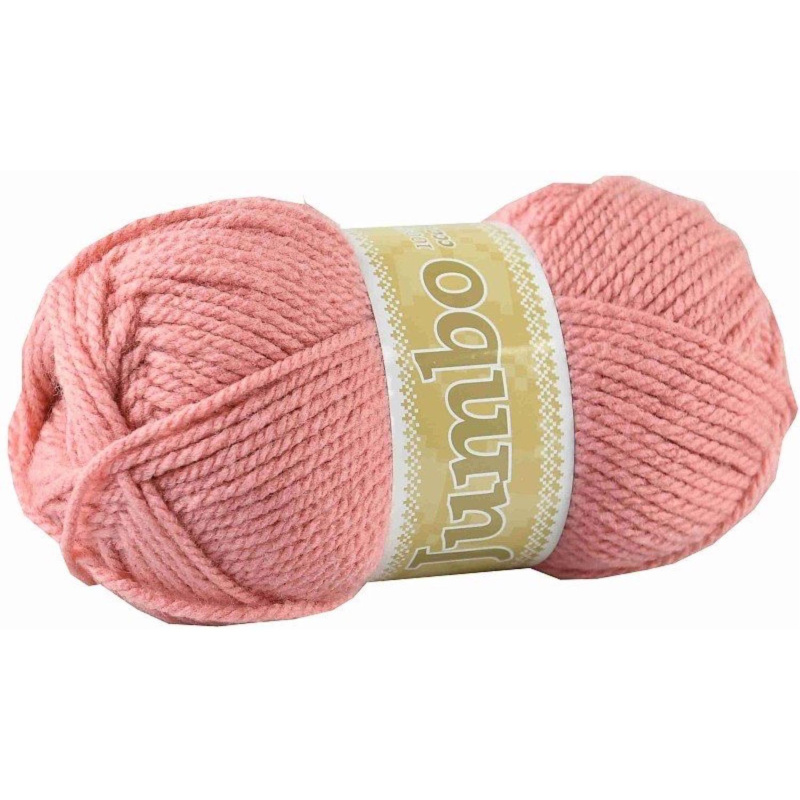 Jumbo, akrylová priadza, 100 g, cca 147 m, 1121 lososová rúžová