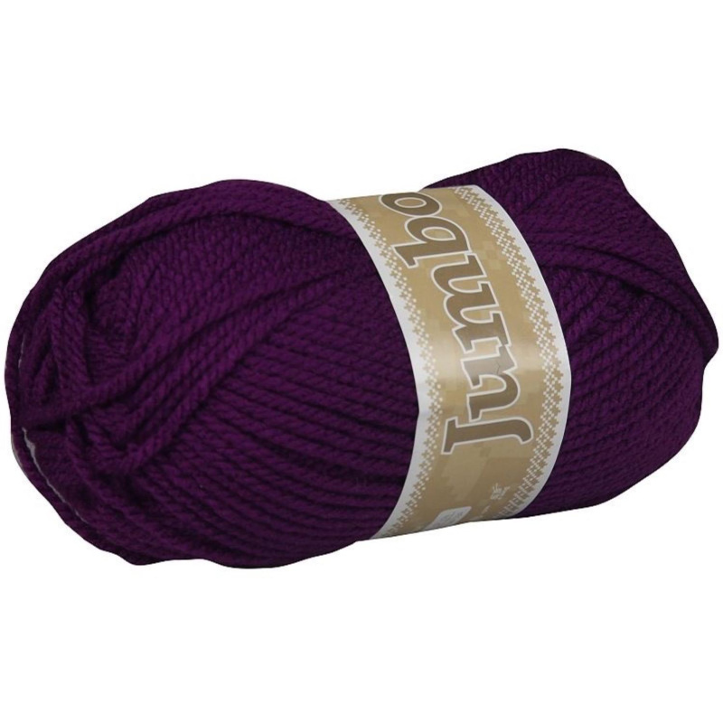 Jumbo, akrylová priadza, 100 g, cca 147 m, 943 vínovofialová