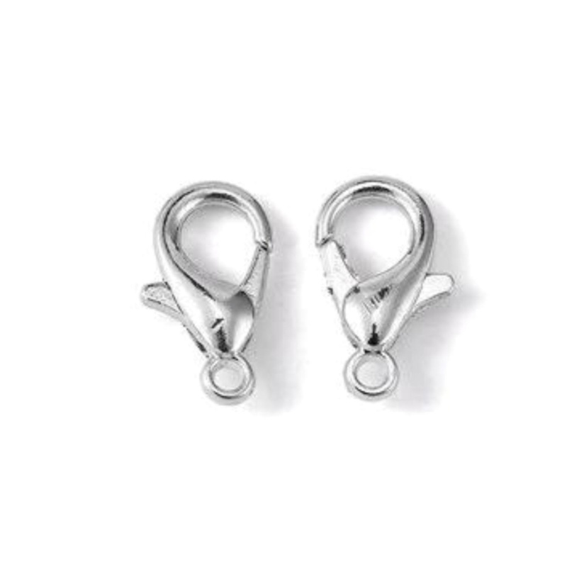 Karabínka 12 mm, platina 10 ks