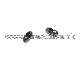 Koncovka na gulič. retiazku 2,4 mm gunmetal 10 ks