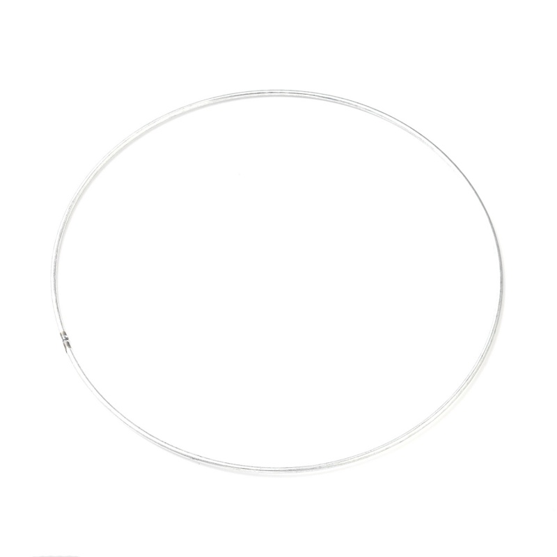 Kovový kruh na macramé a lapač snov, 20 cm