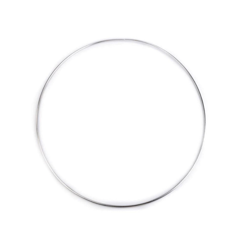 Kovový kruh nikel, priemer 30,5 cm 