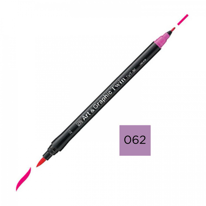 Kuretake, Art & Graphic Twin, 062 Lilac