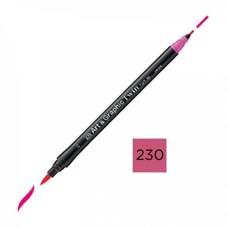 Kuretake, Art & Graphic Twin, 230 Pale Rose