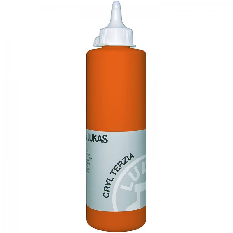 LUKAS akrylová farba TERZIA 500 ml, Cadmium orange
