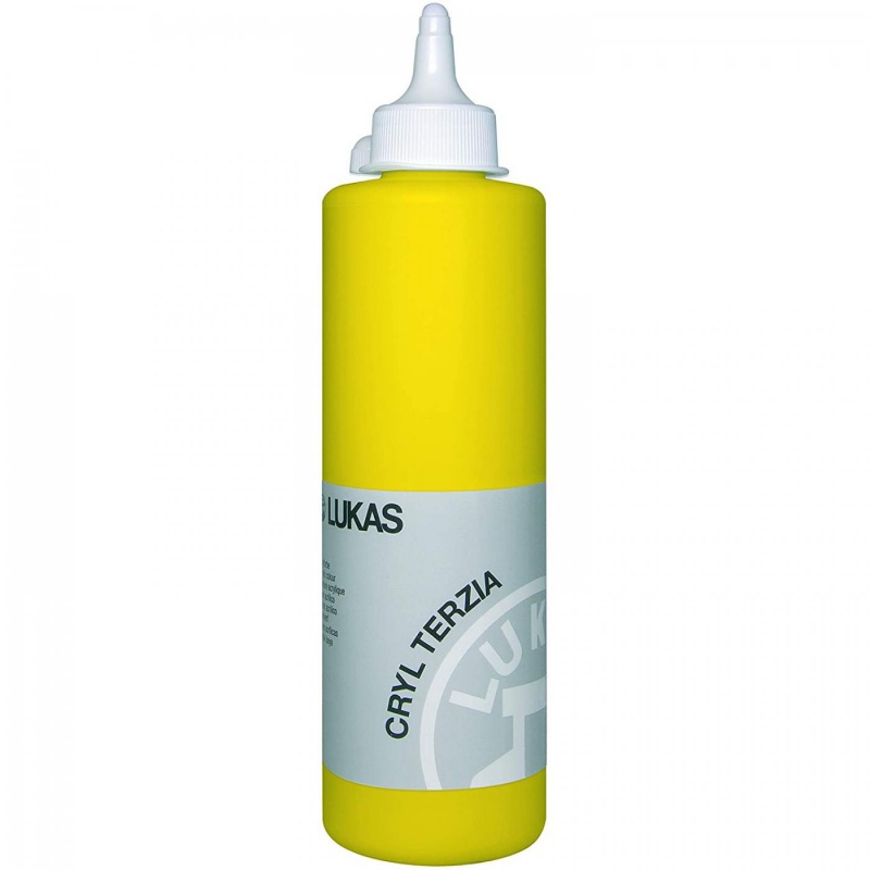 LUKAS akrylová farba TERZIA 500 ml, Cadmium yellow 