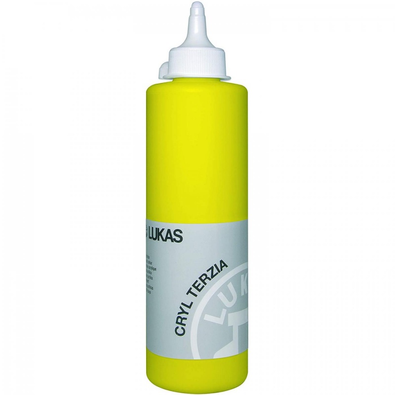 LUKAS akrylová farba TERZIA 500 ml, Primary Yellow