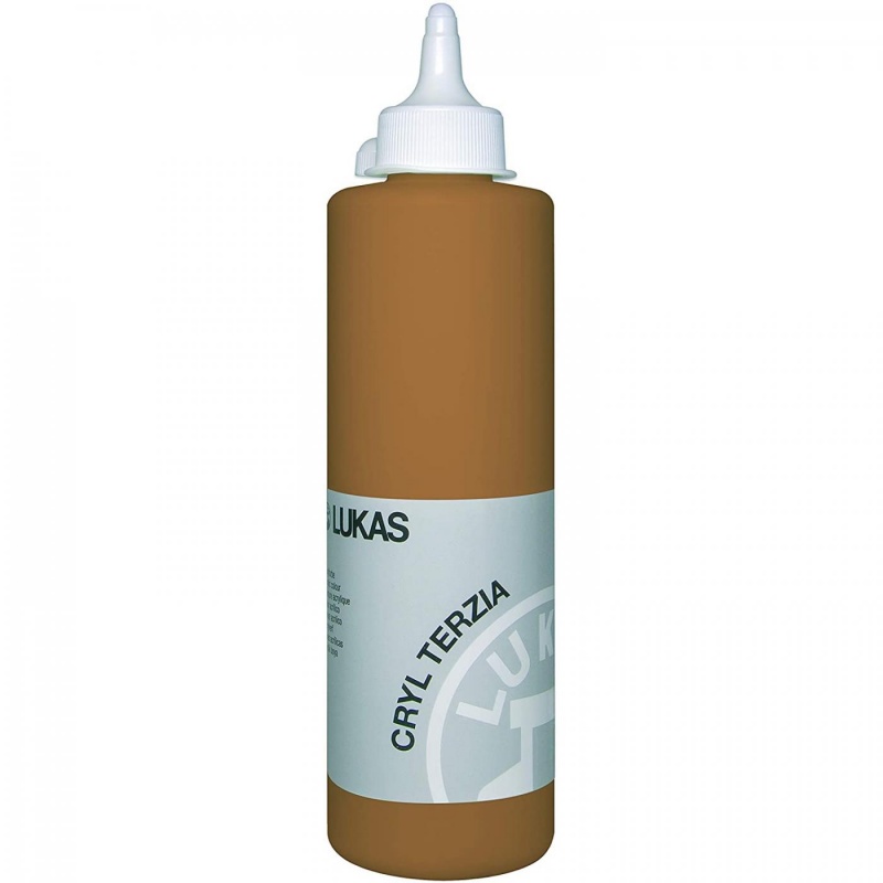 LUKAS akrylová farba TERZIA 500 ml, Raw sienna