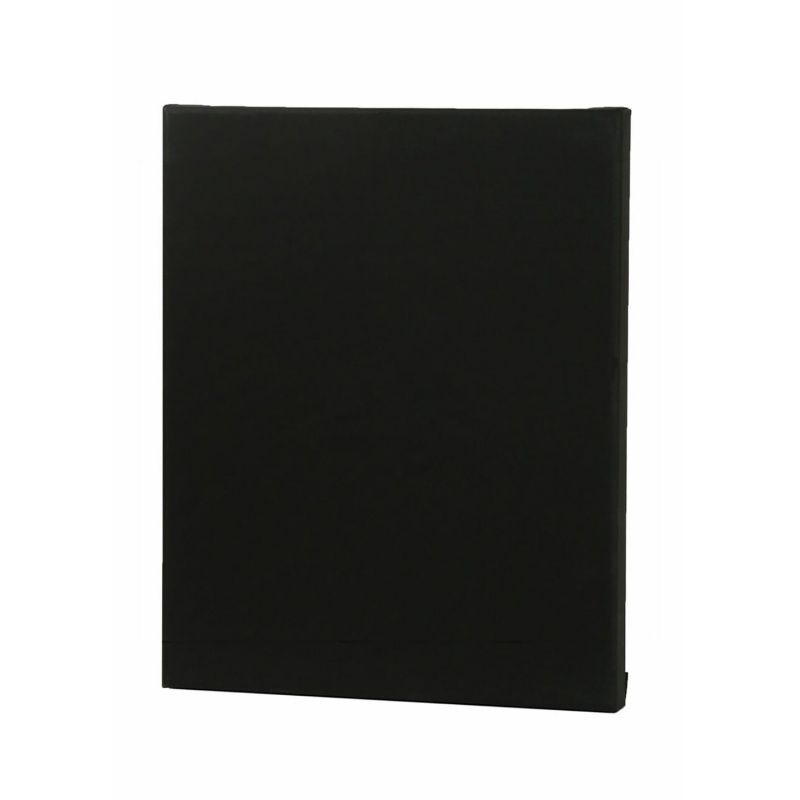 Maliarske plátno, čierne, bavlna, 350 g/m2, 30 x 30 cm