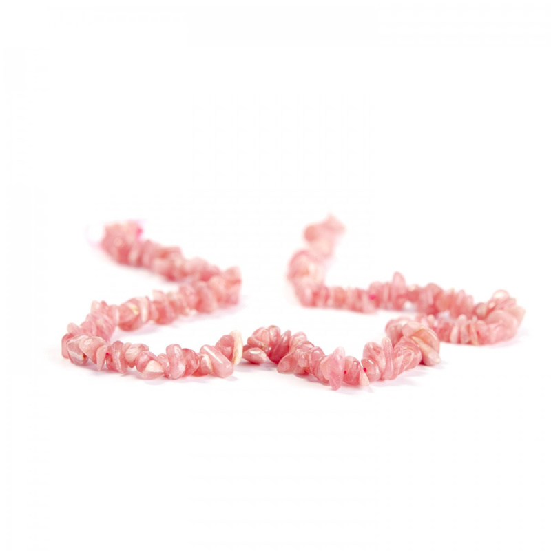 Mesačný kameň, úlomky s dierkou, šnúra 80 cm