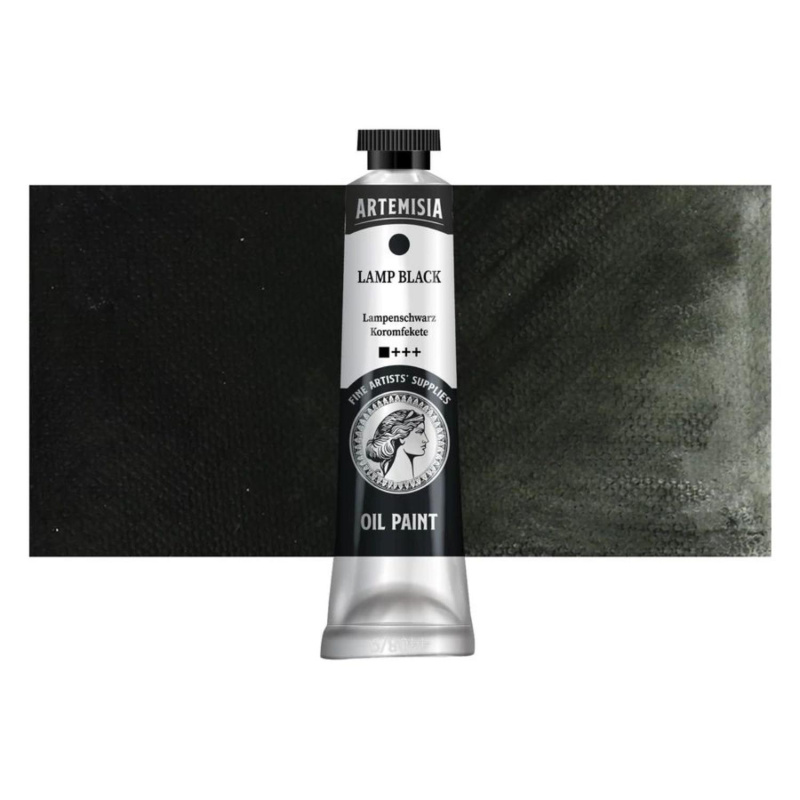 Olejová farba Artemisia lamp black, 40 ml