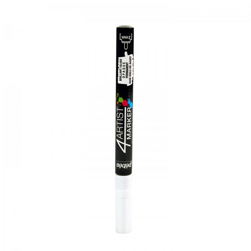 Olejové fixky 4ARTIST marker, 2 mm, 25 White