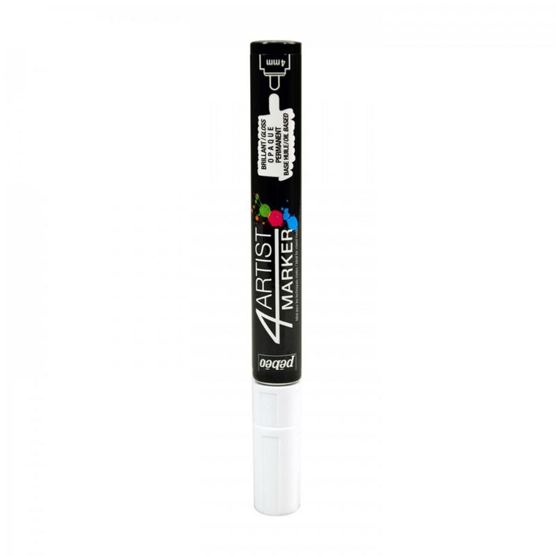 Olejové fixky 4ARTIST marker, 4 mm, 125 White