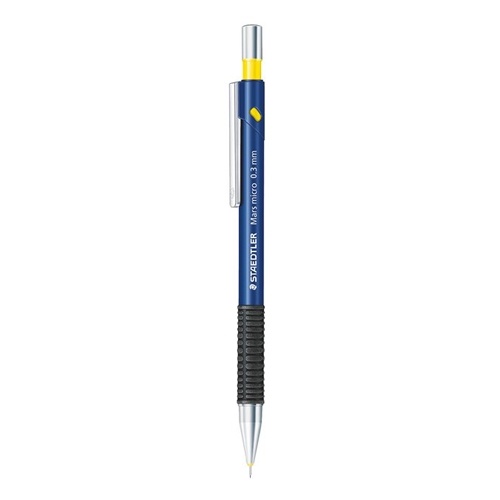 Pentelka STAEDTLER Mars micro, B, 0,3 mm, modrá