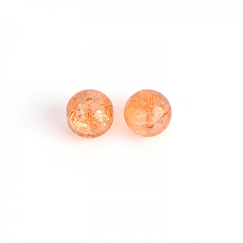 Praskačky gulička 6 mm sv. oranžová 10 ks