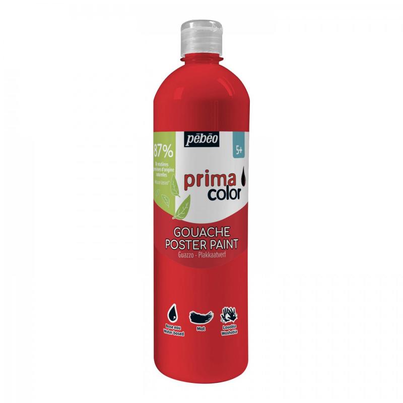 Primacolor Liquid, temperová farba, 1 l, 250 Primary red