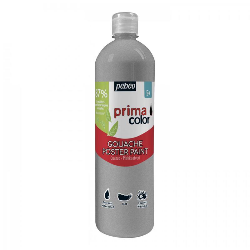 Primacolor Liquid, temperová farba, 1 l, 252 Metalic Silver