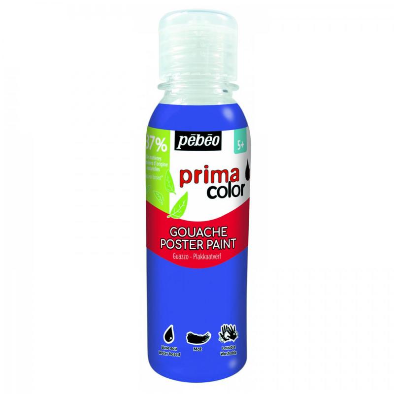 Primacolor Liquid, temperová farba, 150 ml, 049 Primary blue