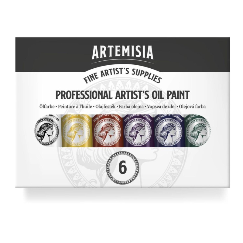 Sada olejových farieb Artemisia, 6 x 20 ml