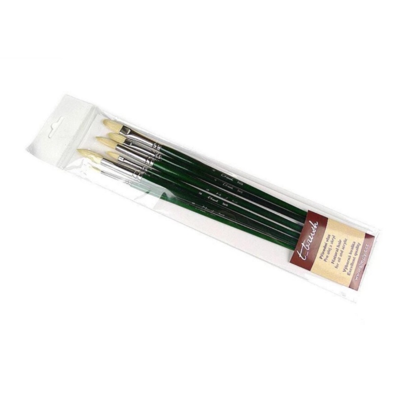 Sada štetcov t-brush, sada prírodných štetcov BS06