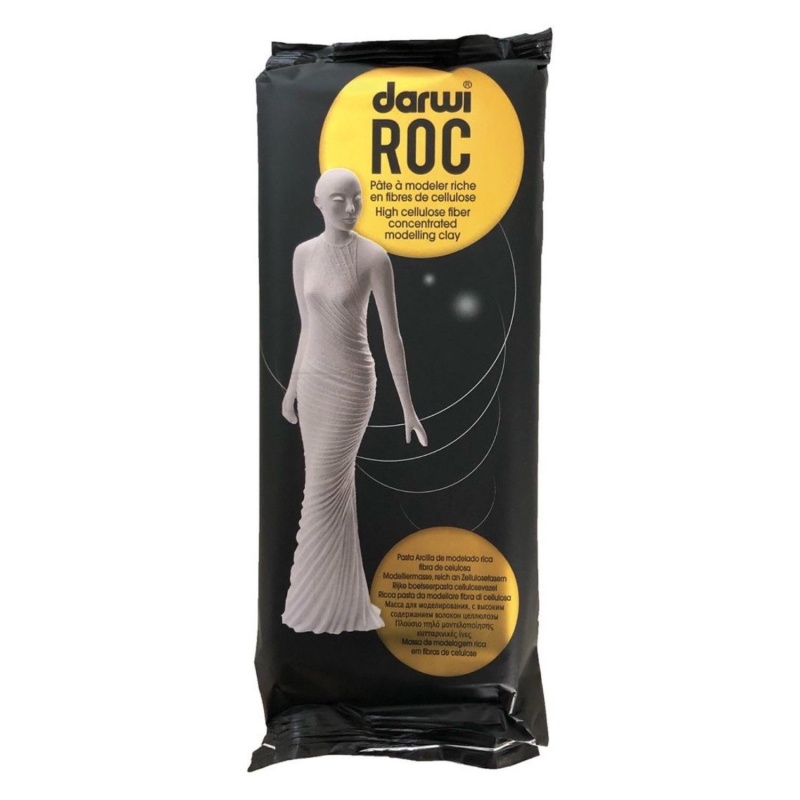 Samotvrdnúca umelecká modelovacia hmota ROC DARWI 1000g, biela