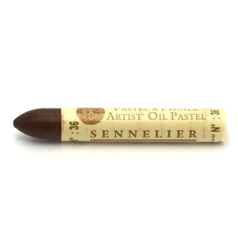 Sennelier olejový pastel - burnt sienna 036