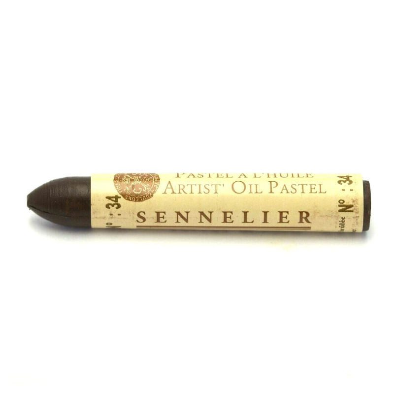 Sennelier olejový pastel - burnt umber 034