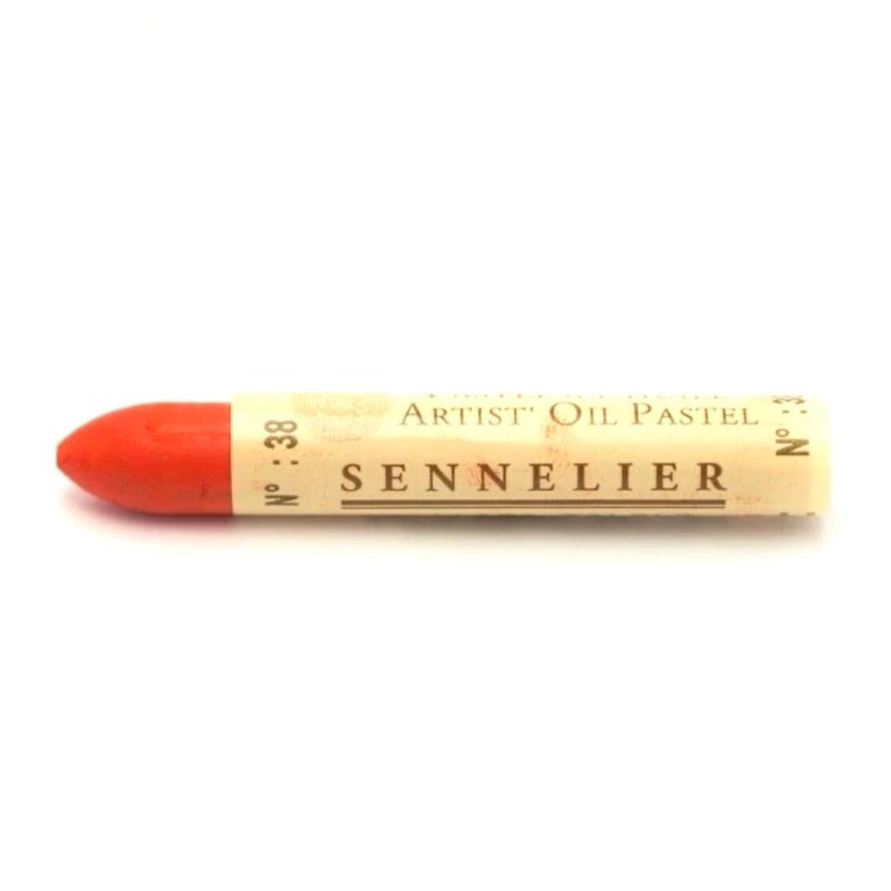 Sennelier olejový pastel - vermilion 038