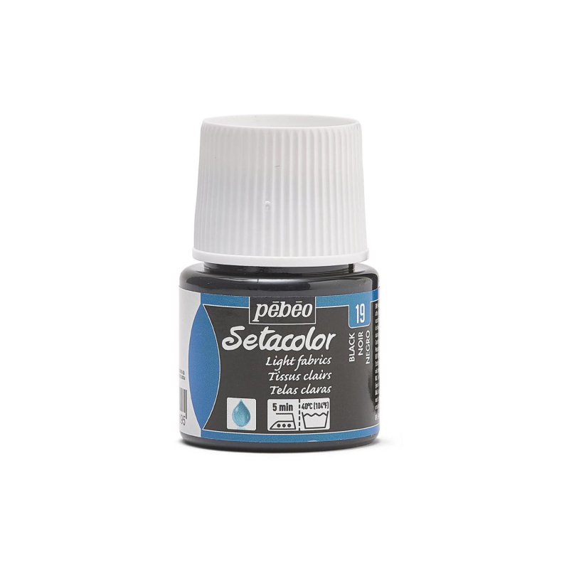 Setacolor light 45 ml, 19 Black