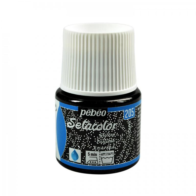 Setacolor light 45 ml, glitter, 205 Onyx