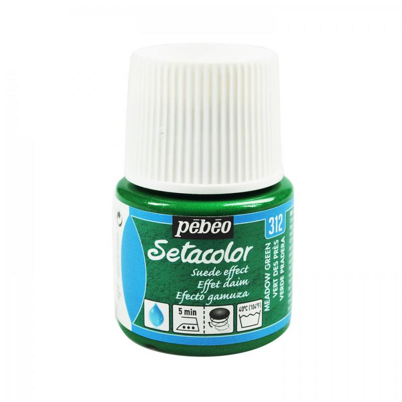 Setacolor opaque 45 ml, Suede, 312 Meadow green