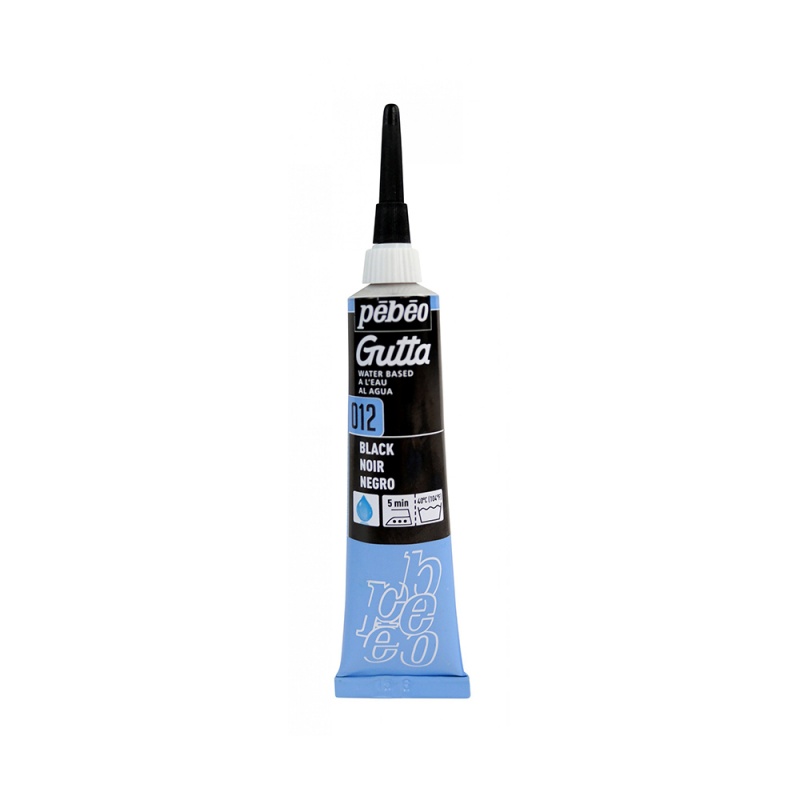Setasilk Gutta 20 ml, 012 Black