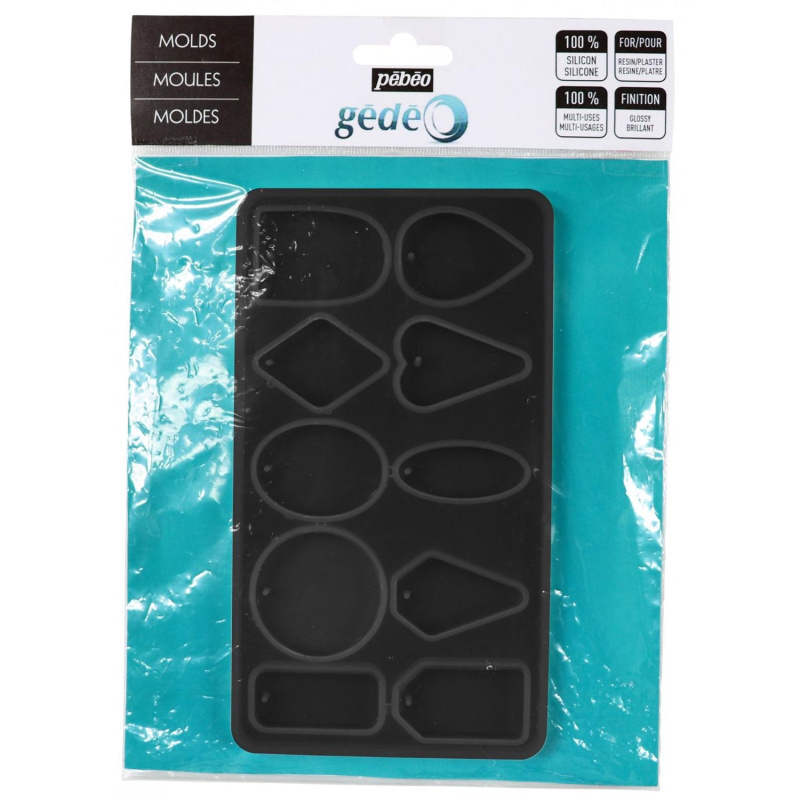 Silikónová forma GÉDEO geometric board, 12 tvarov