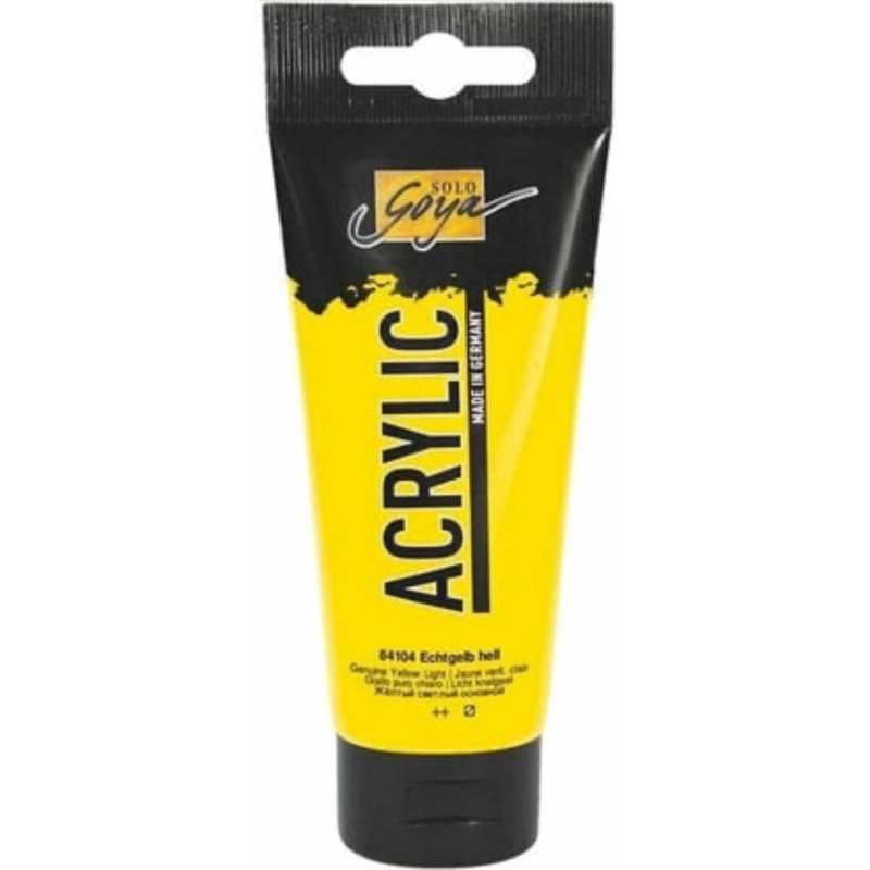 SOLO GOYA, akrylová farba svetlá žltá 100 ml